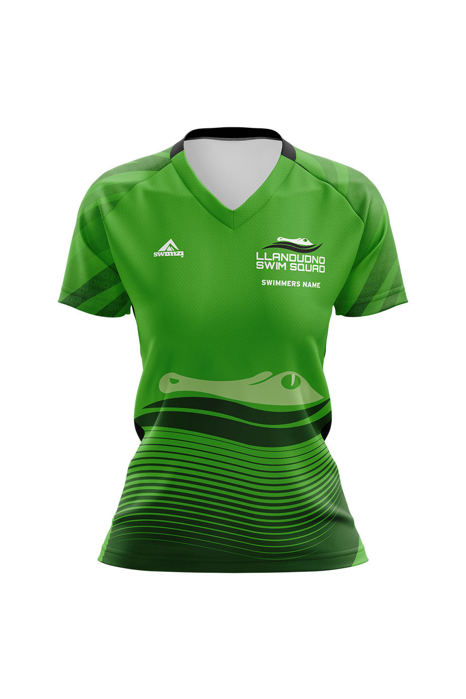 Llandudno Swim Squad Kids Female Club Shirt - V-Neck image 0