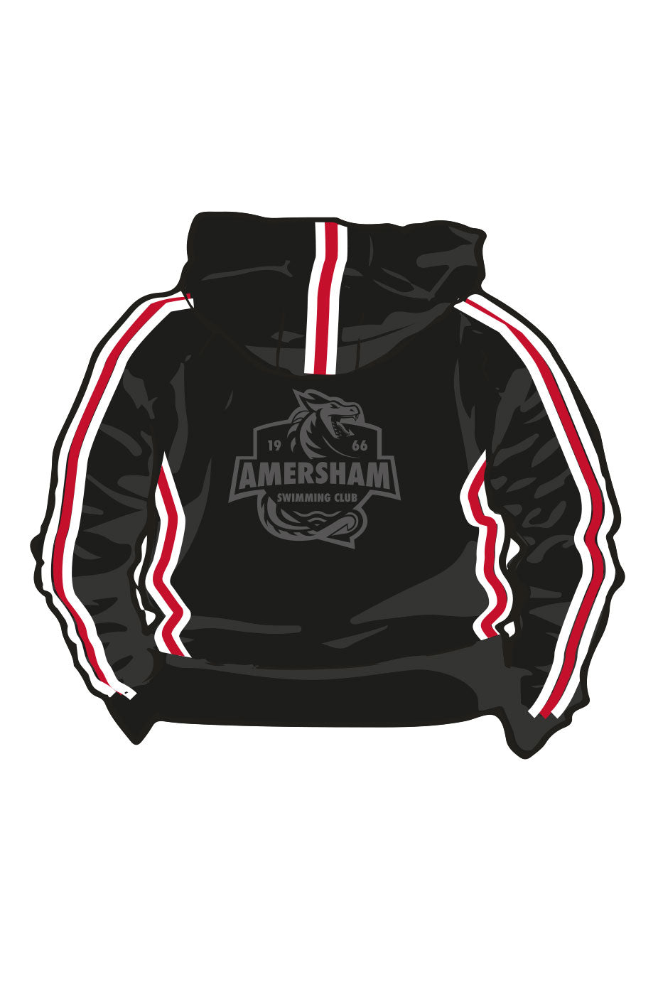 Amersham SC Adult Unisex Sweat Zipped Hoodie image 1