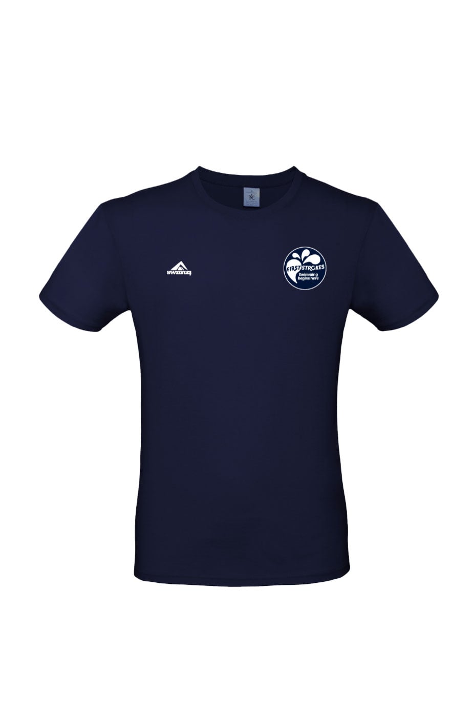 First Strokes Adult Unisex Cotton Tee - Navy image 0
