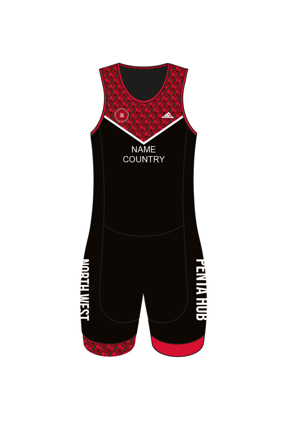 North West Pentathlon Hub Kids Male Sleeveless Tri Suit Back Zip image 0