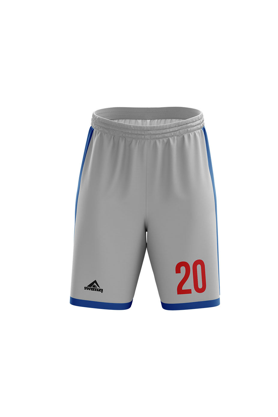 American International School of Jeddah Adult Unisex Polyester Away Basketball Shorts image 0