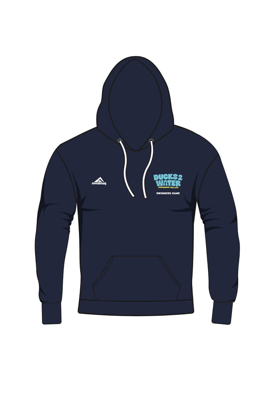 Ducks2Water Kids Unisex Pullover Performance Hoodie image 0