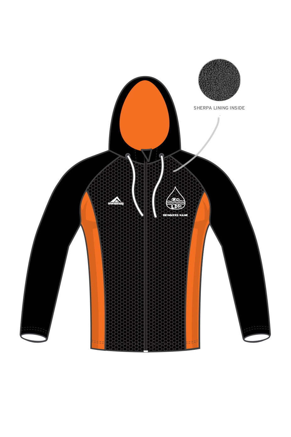 Leiston amp District SC Kids Unisex Winter Zipped Performance Hoodie image 0
