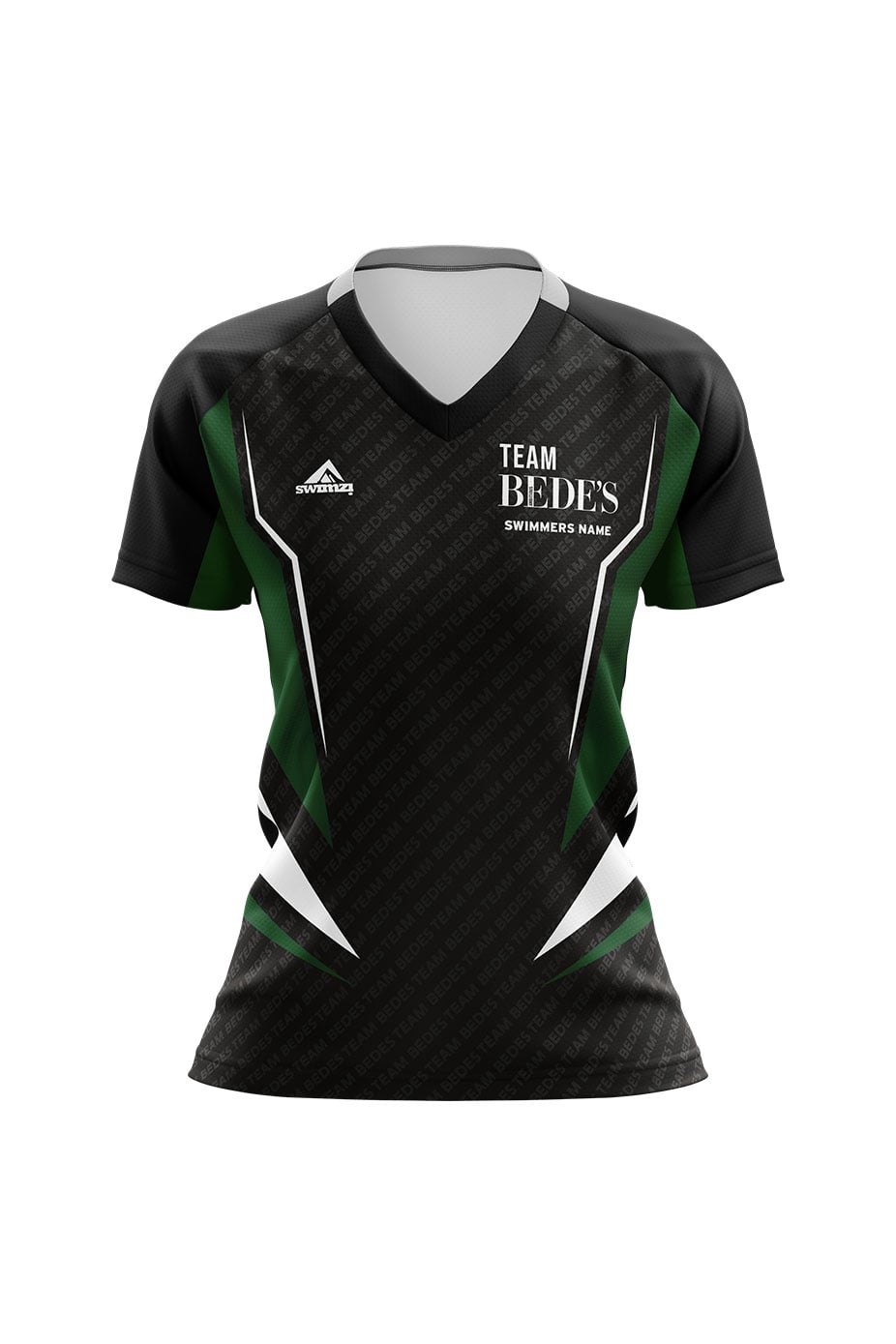 Schools Swimming Super League Kids Female Team Bede's Club Shirt - V-Neck image 0