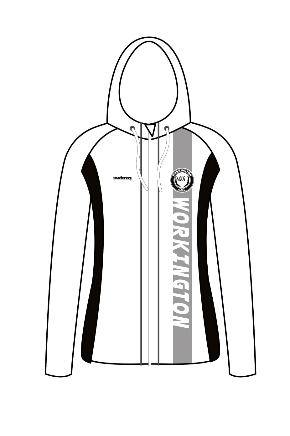 Workington ASC Kids Female Zipped Performance Hoodie image 0