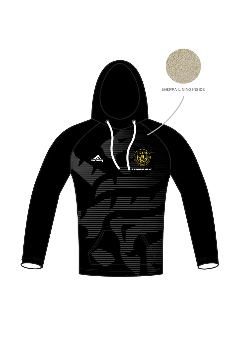 Tigers SC Jersey Kids Unisex Winter Pullover Performance Hoodie image 0