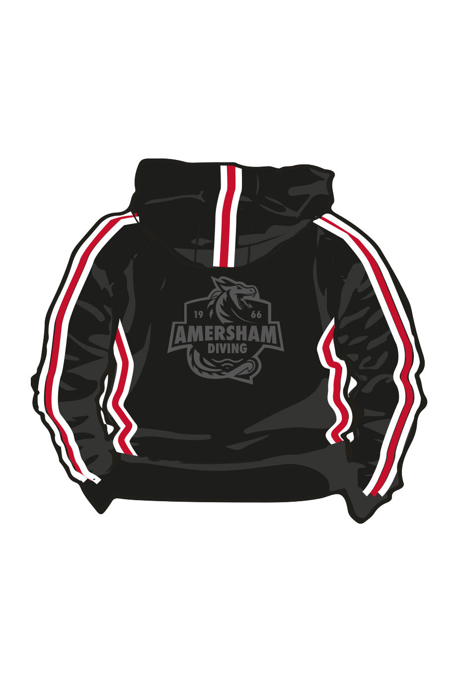 Amersham DC Adult Unisex Sweat Zipped Hoodie image 1