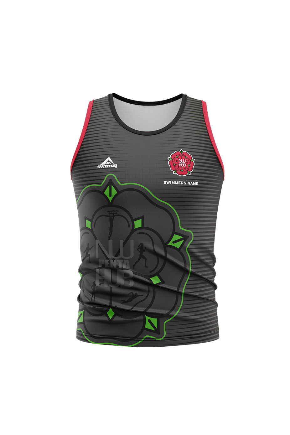 North West Pentathlon Hub Kids Unisex Sports Vest - Black image 0