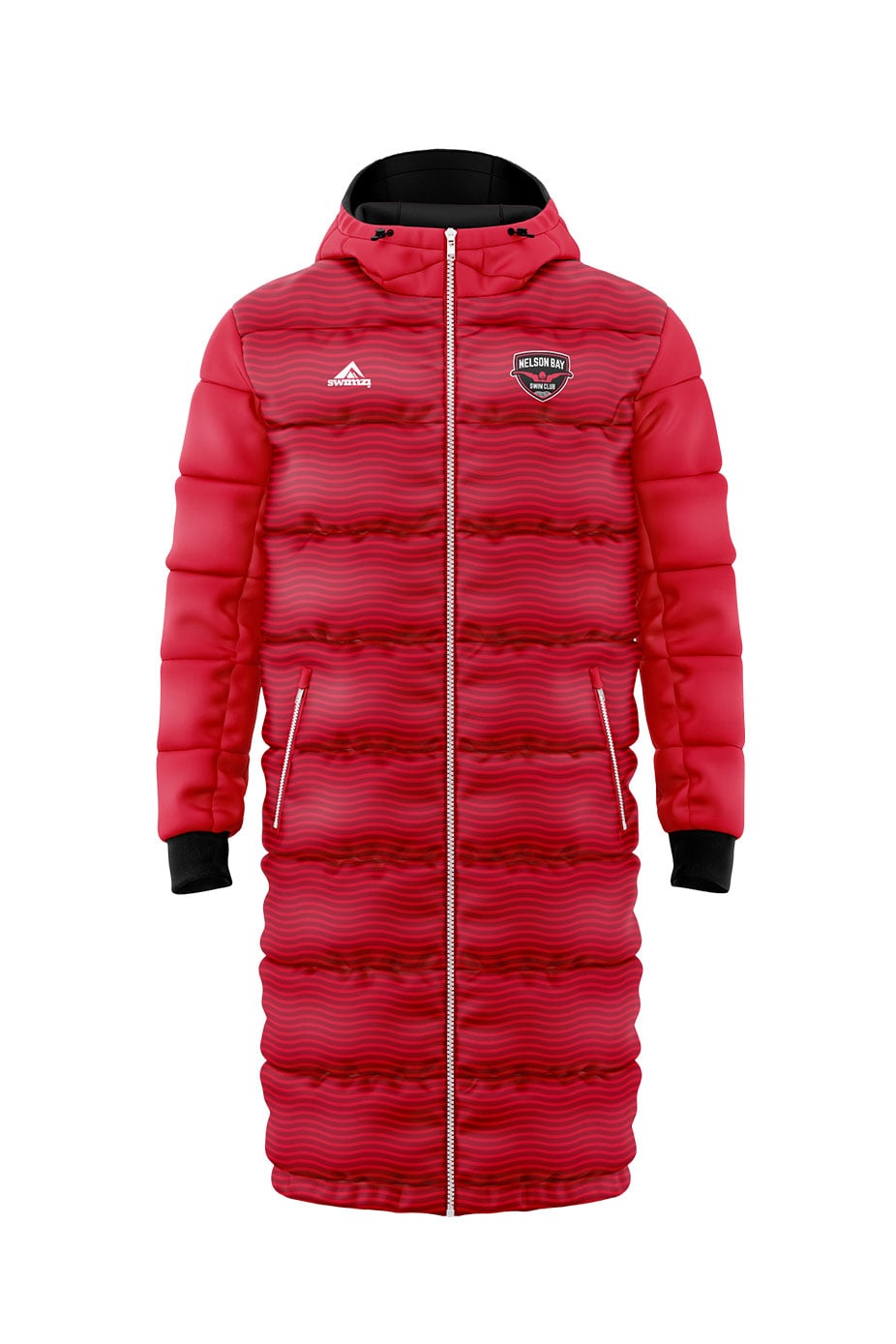 Nelson Bay Swim Club Kids Unisex Reversible Parka image 0