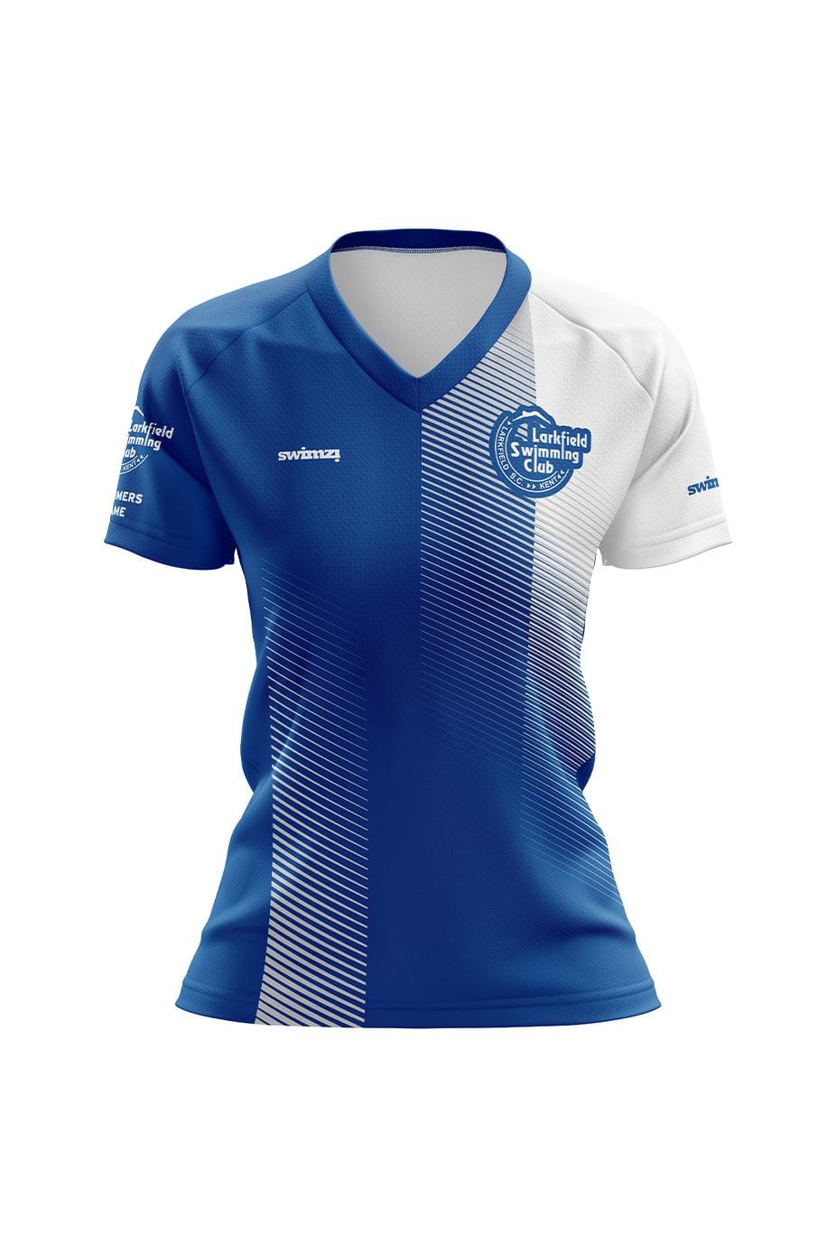 Larkfield Swimming Club Kids Female Club Shirt - V-Neck image 0