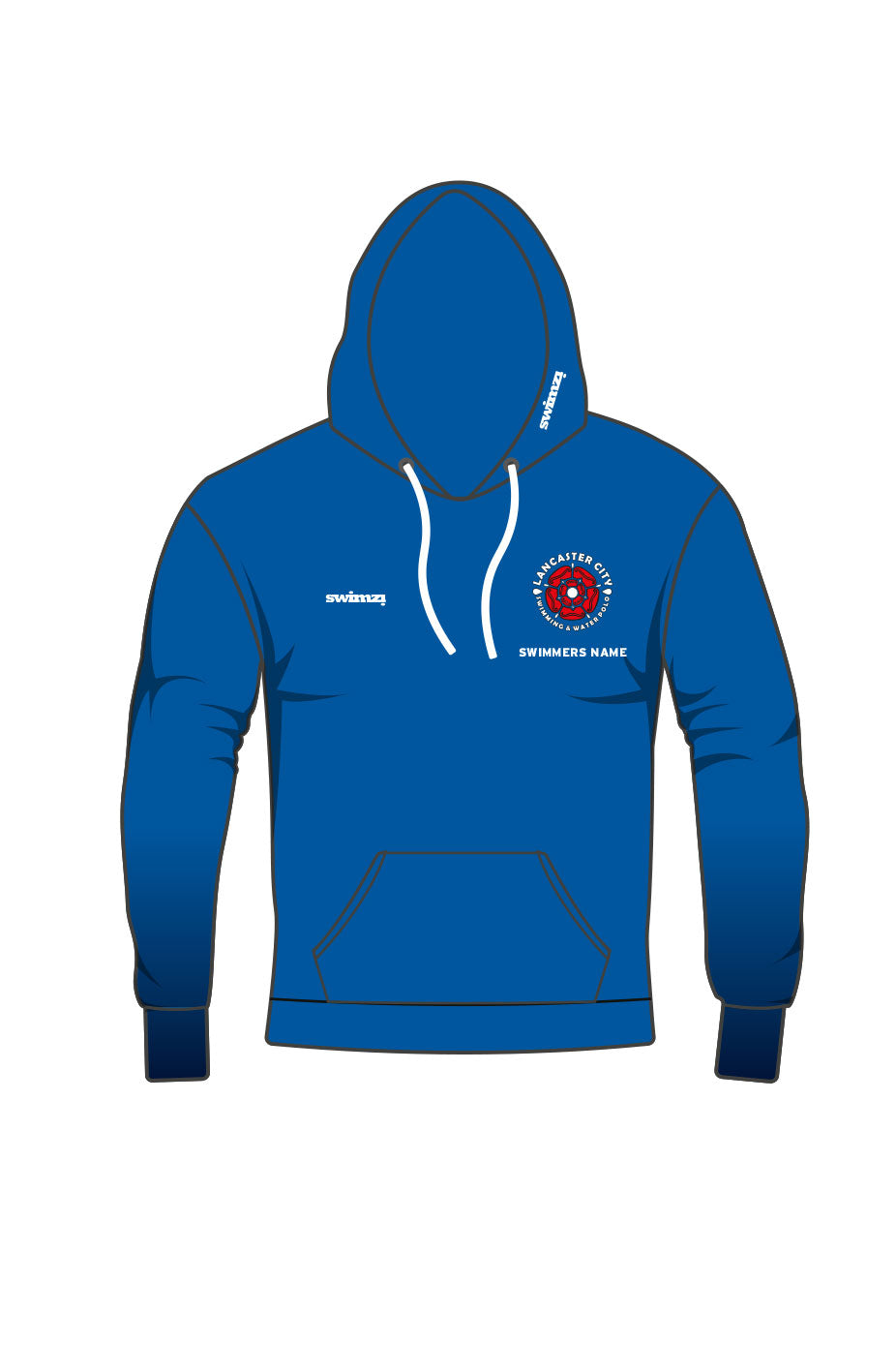 Lancaster City Swimming and Waterpolo Club Kids Unisex Pullover Performance Hoodie image 0
