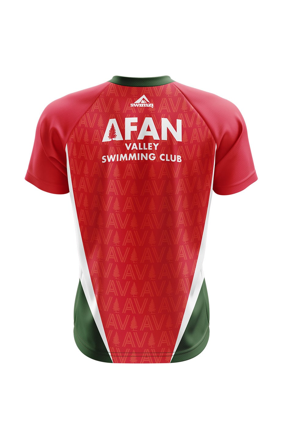 Afan Valley SC Adult Unisex Red Club Shirt - V-Neck image 1