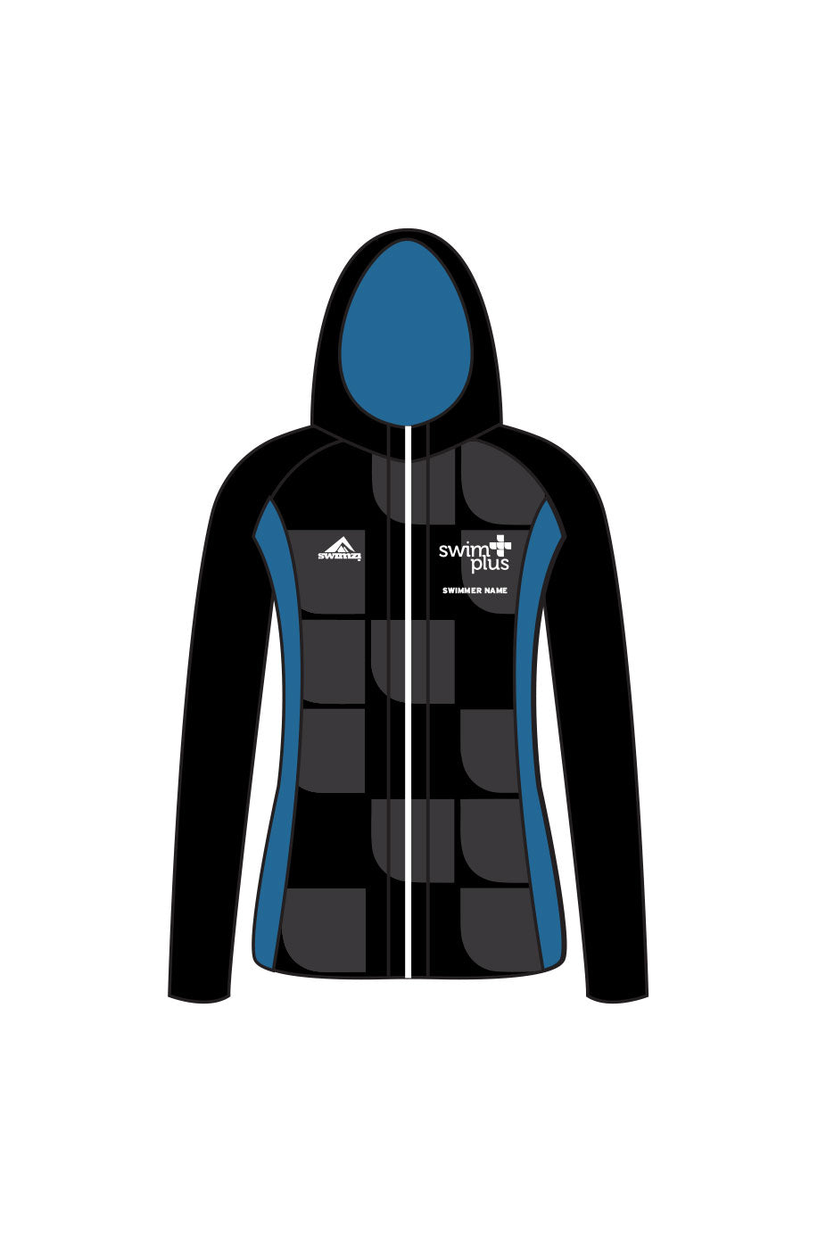 Swim Plus SC Kids Female Zipped Performance Hoodie image 0