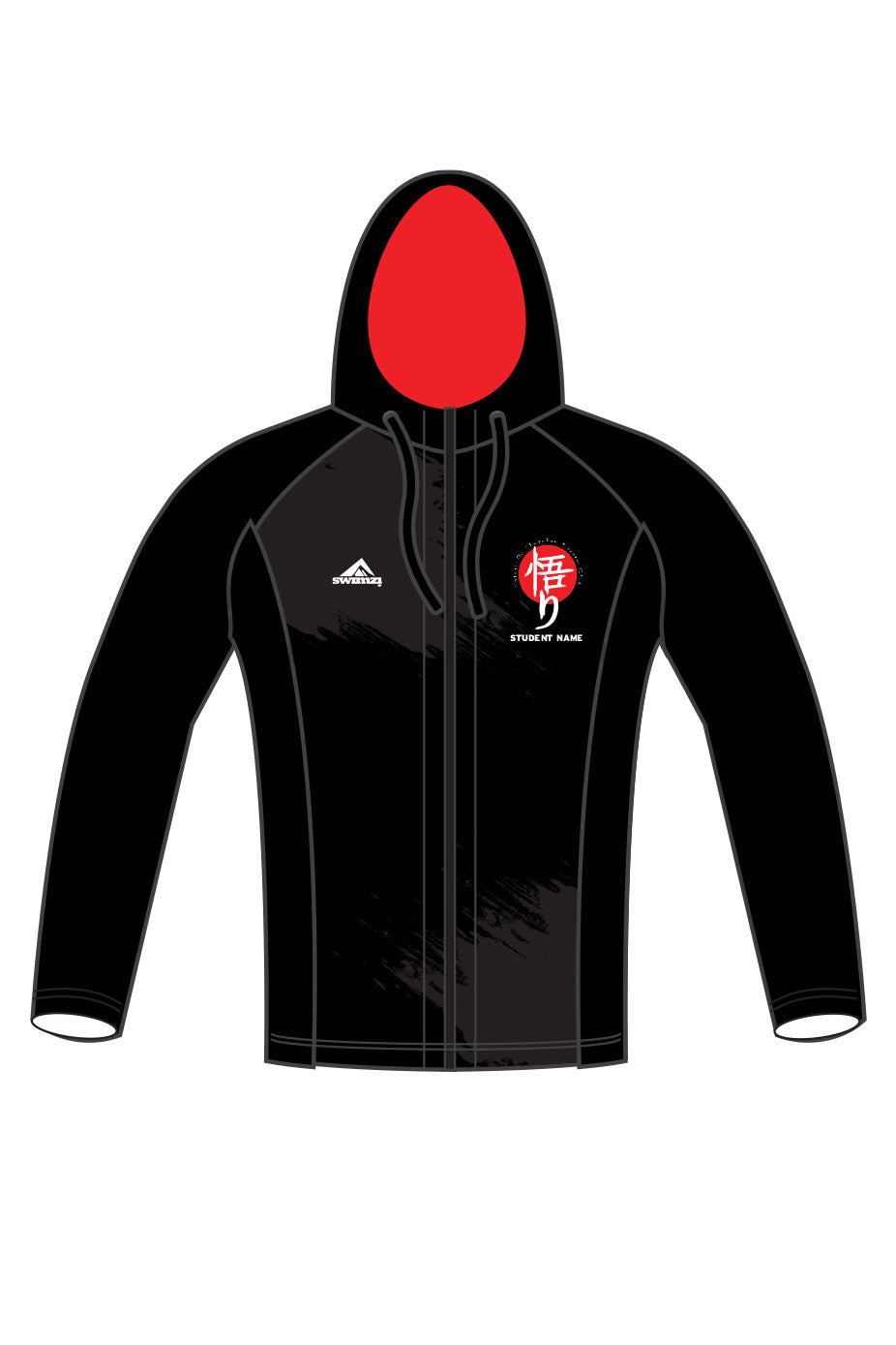 Satori-Do Karate Club Kids Unisex Zipped Performance Hoodie image 0