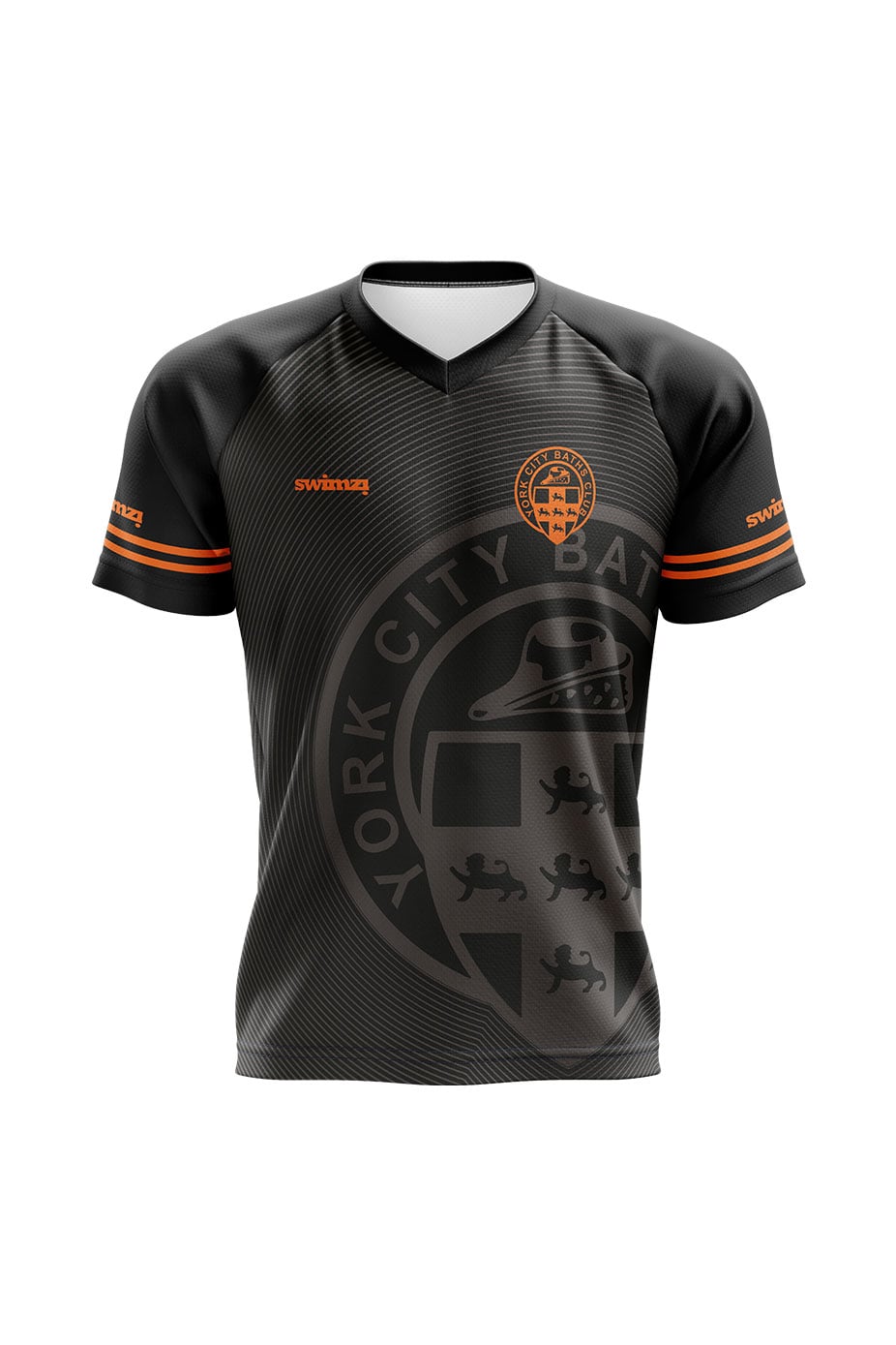 York City Baths Club Kids Unisex Polyester Club Shirt - V-Neck image 0