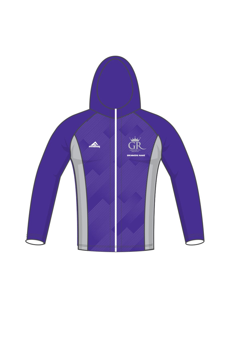 Greenwich Royals SC Kids Unisex Zipped Performance Hoodie image 0
