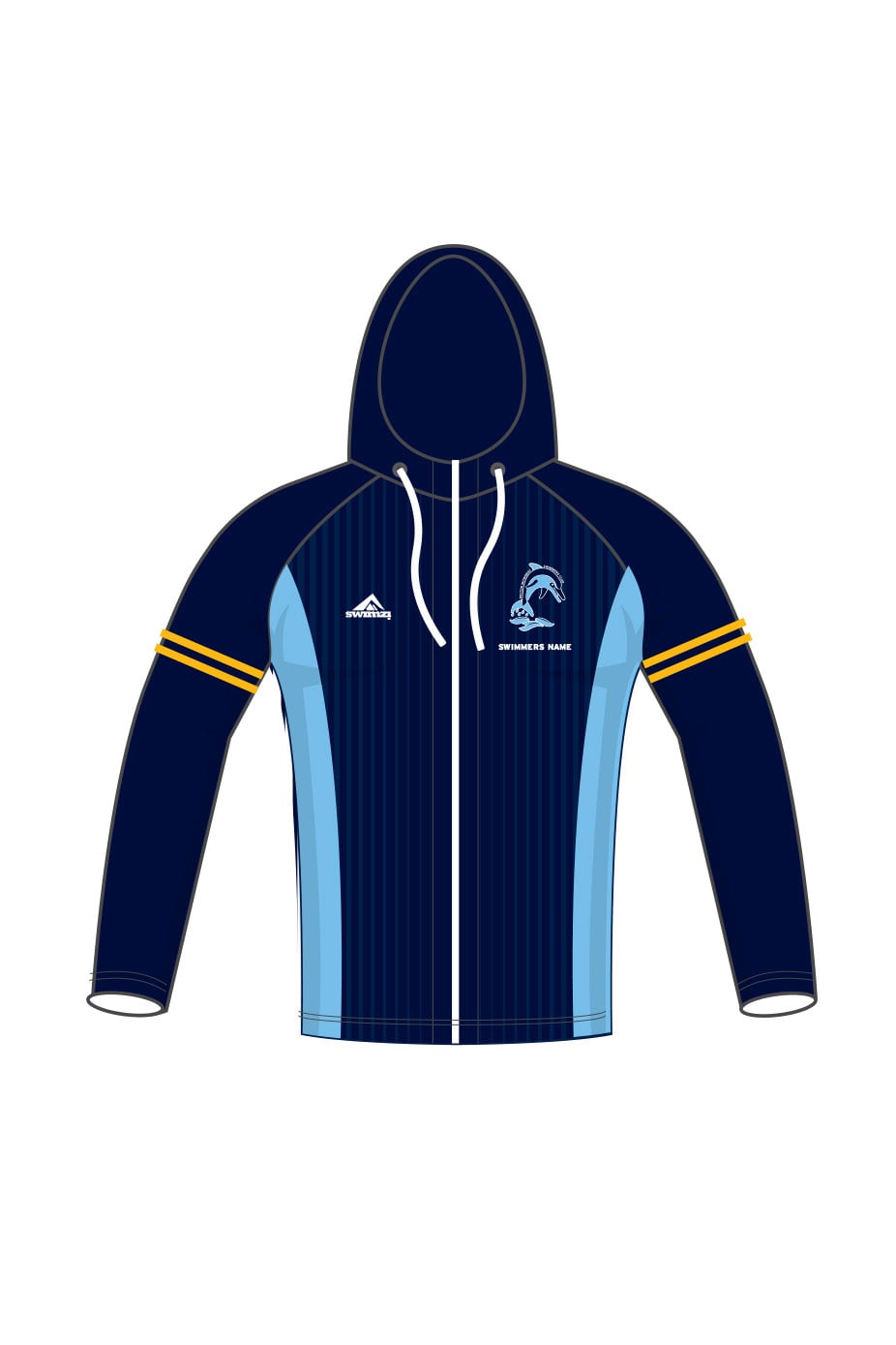 Melton Mowbray SC Kids Unisex Zipped Performance Hoodie image 0