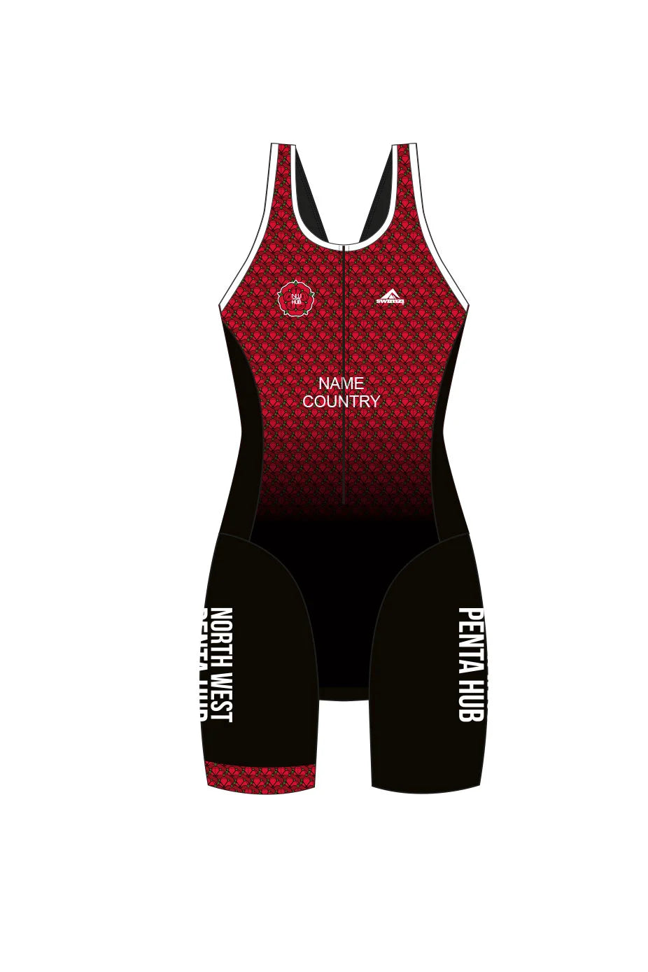 North West Pentathlon Hub Adult Female Sleeveless Tri Suit - Opt1 image 0