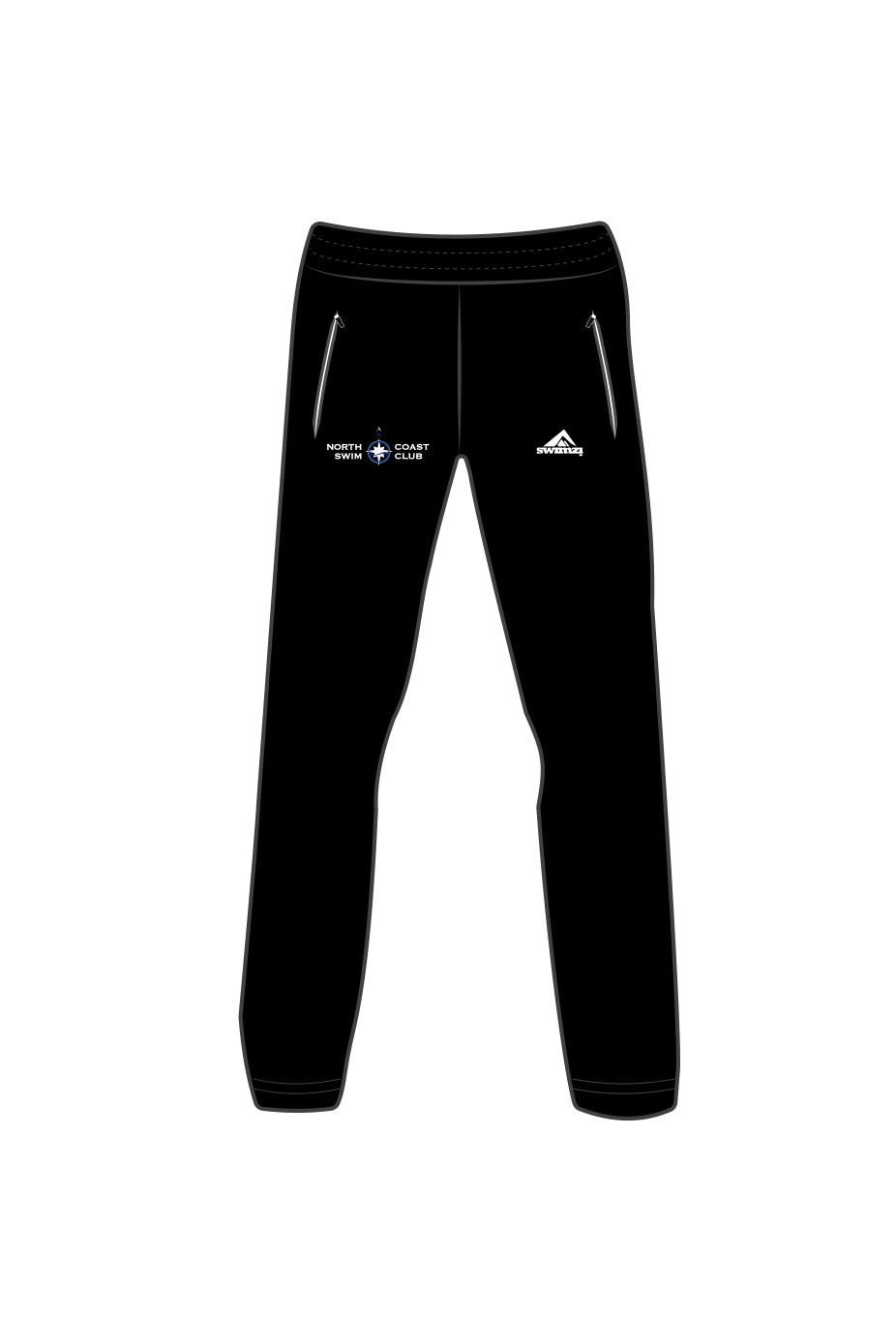 North Coast Swim Club Kids Female Performance Bottoms image 0