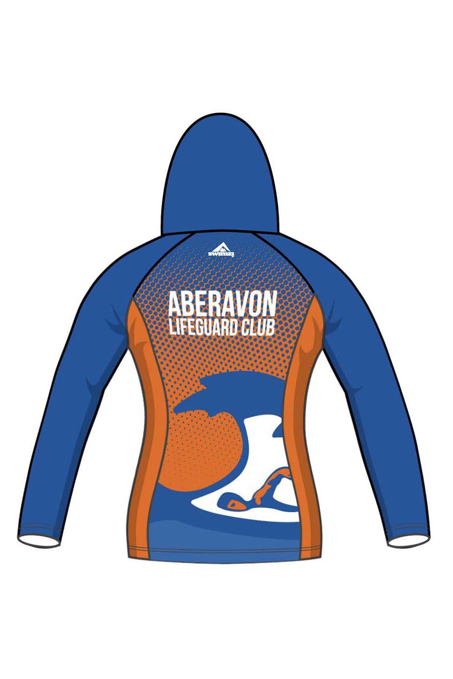 Aberavon Lifeguard Club Kids Female Zipped Performance Hoodie