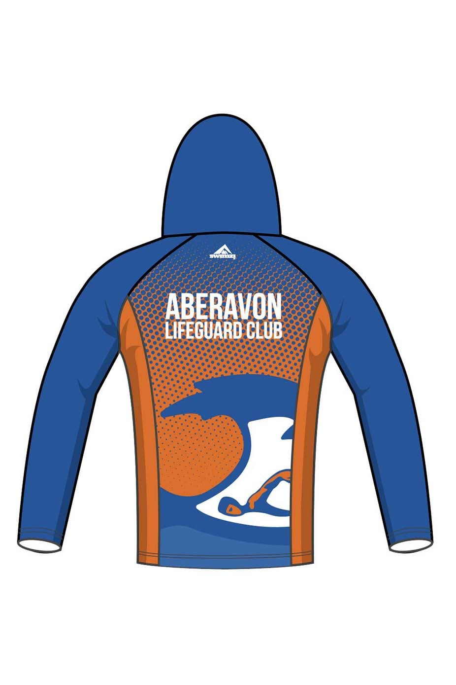Aberavon Lifeguard Club Kids Unisex Zipped Performance Hoodie