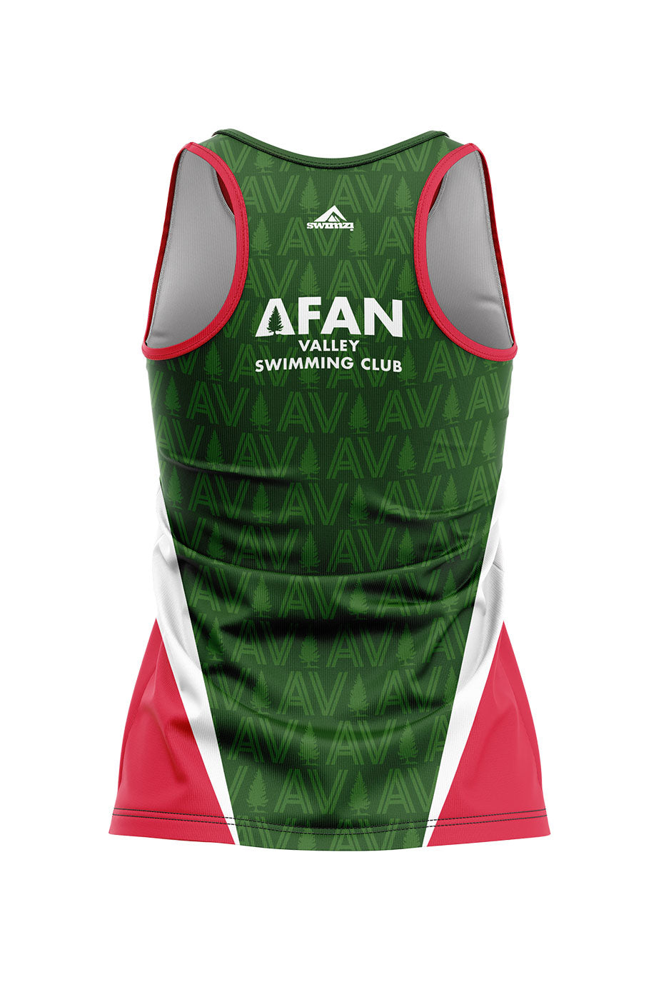 Afan Valley SC Kids Female Sports Vest Green