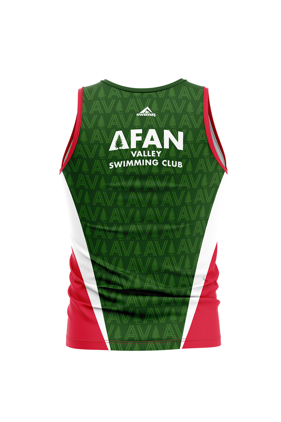 Afan Valley SC Kids Unisex Running Vest Green