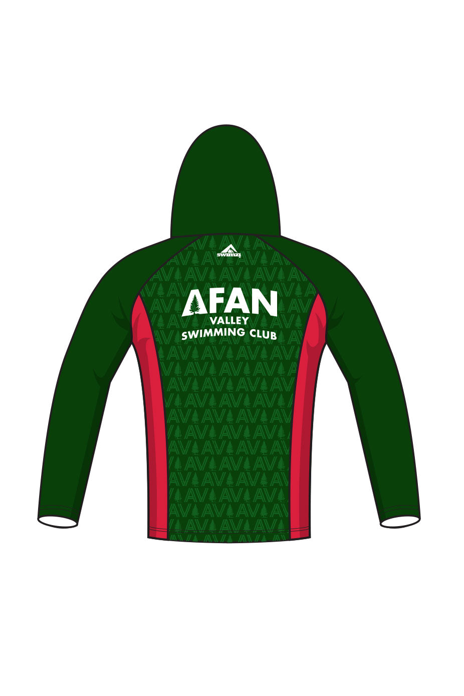 Afan Valley SC Kids Unisex Zipped Performance Hoodie