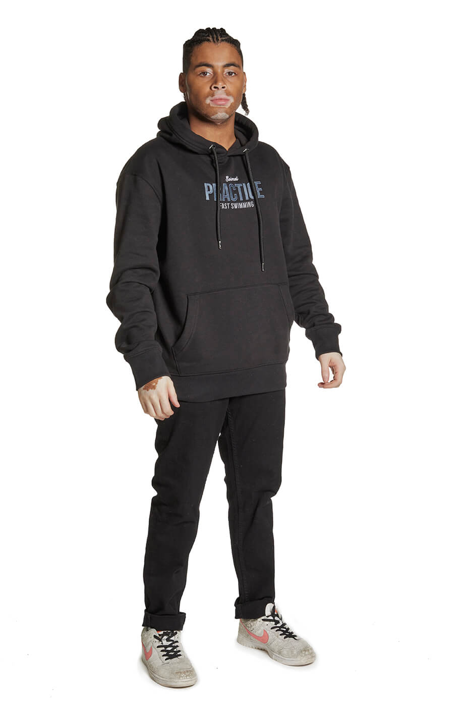 Black Pullover Hoodie - Practice