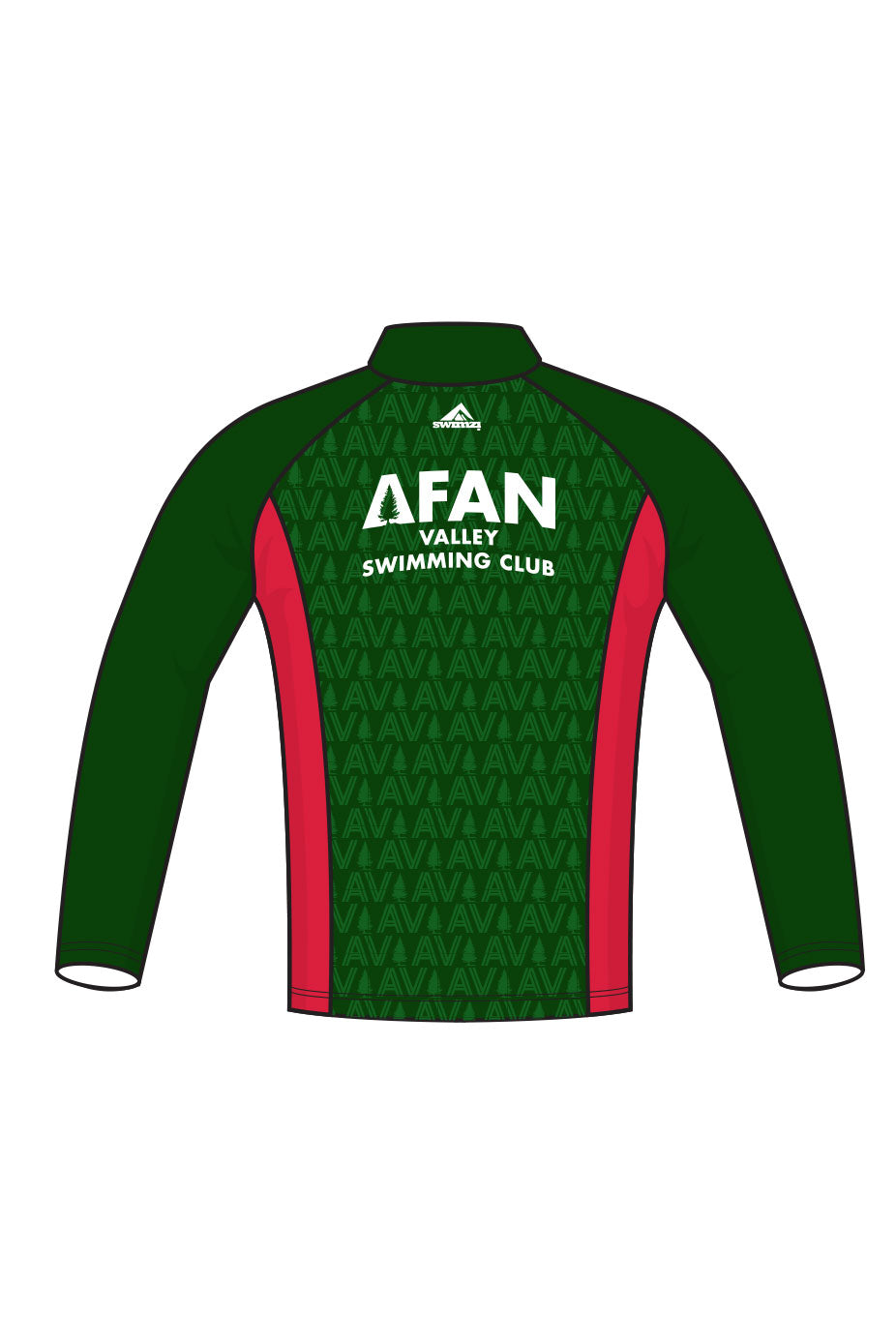 Afan Valley SC Kids Unisex 1/4 Zip Performance Tracksuit Top