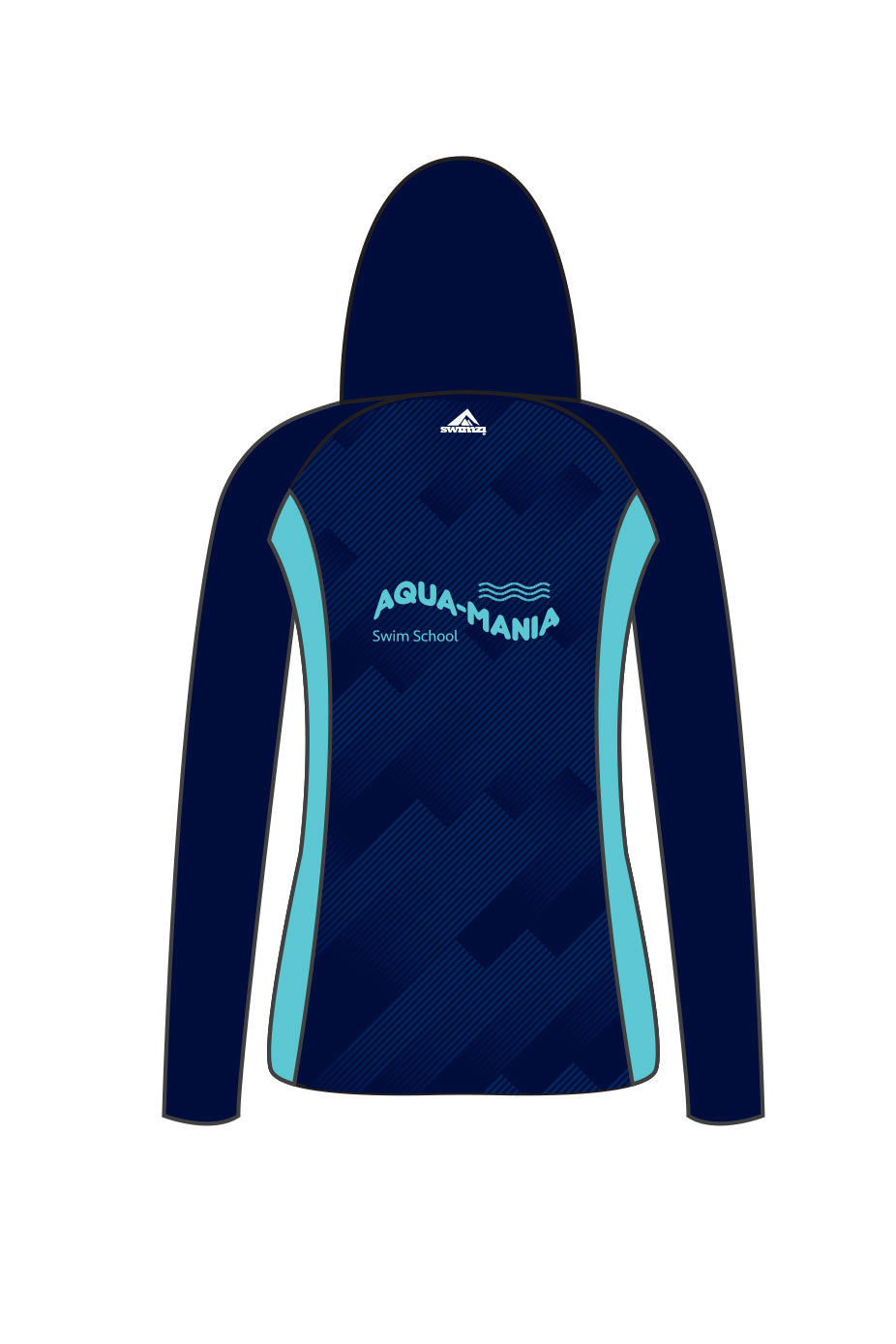 Aqua Mania Swim School Kids Female Zipped Performance Hoodie