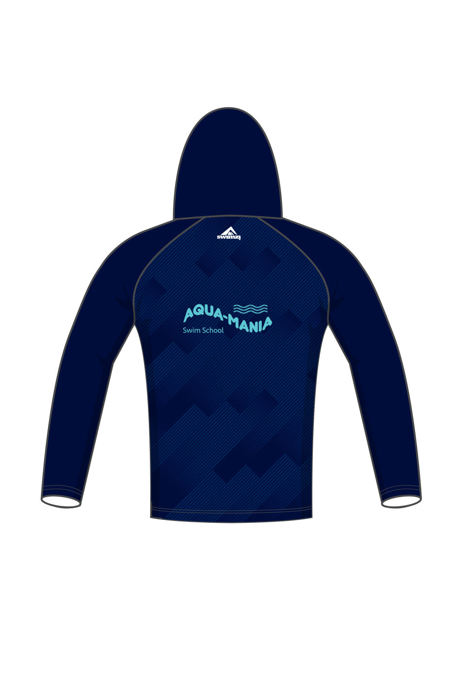 Aqua Mania Swim School Kids Unisex Winter Pullover Performance Hoodie