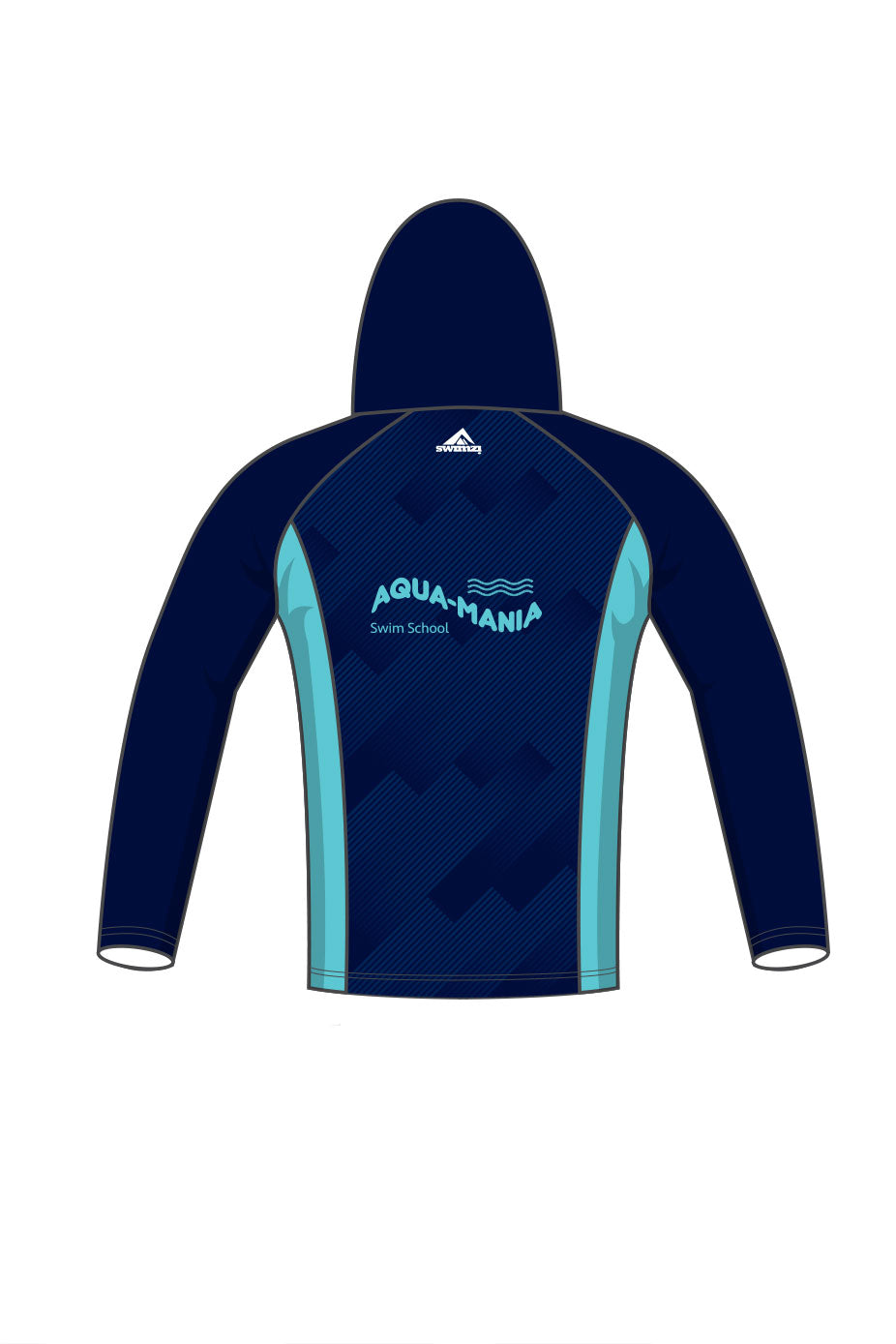 Aqua Mania Swim School Kids Unisex Winter Zipped Performance Hoodie
