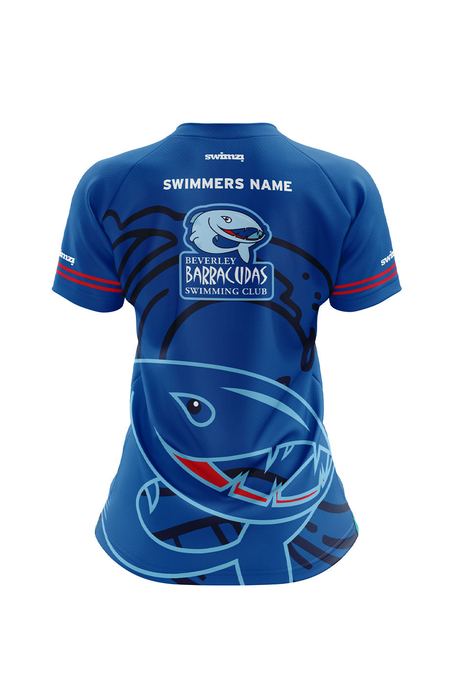 Beverley Barracudas SC Kids Female Polyester Club Shirt V Neck