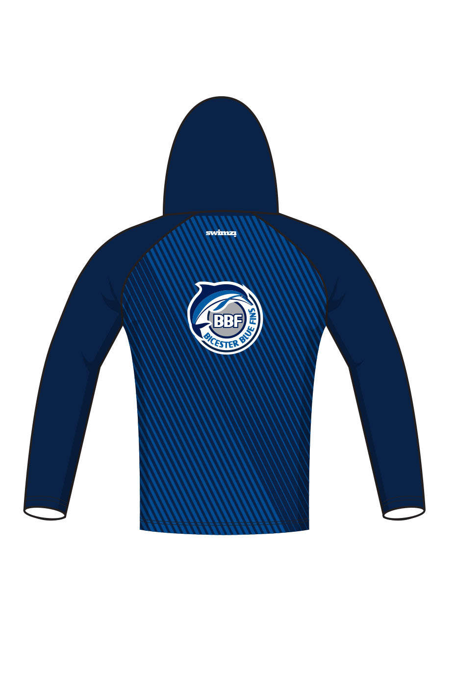 Bicester Blue Fins SC Kids Unisex Winter Pullover Performance Hoodie