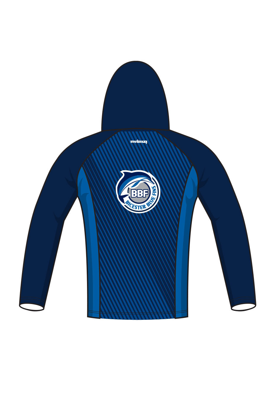 Bicester Blue Fins SC Kids Unisex Zipped Performance Hoodie