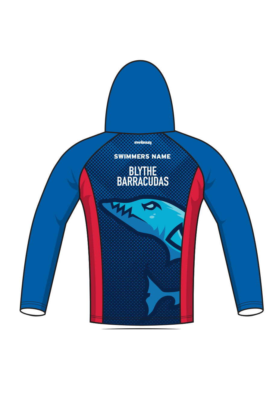 Blythe Barracudas SC Kids Unisex Winter Zipped Performance Hoodie