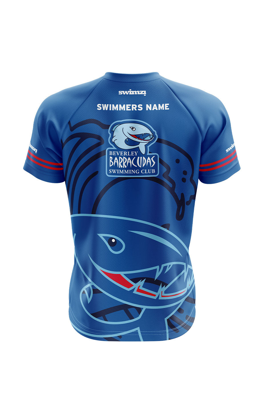 Beverley Barracudas SC Kids Unisex Polyester Club Shirt V Neck