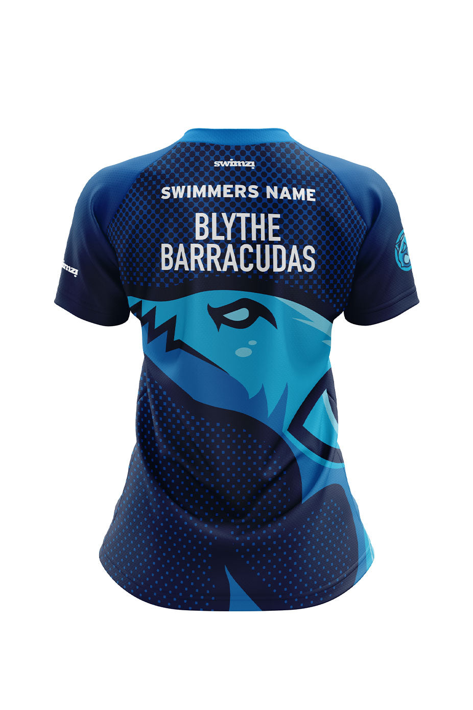 Blythe Barracudas SC Kids Female Polyester Club Shirt V Neck