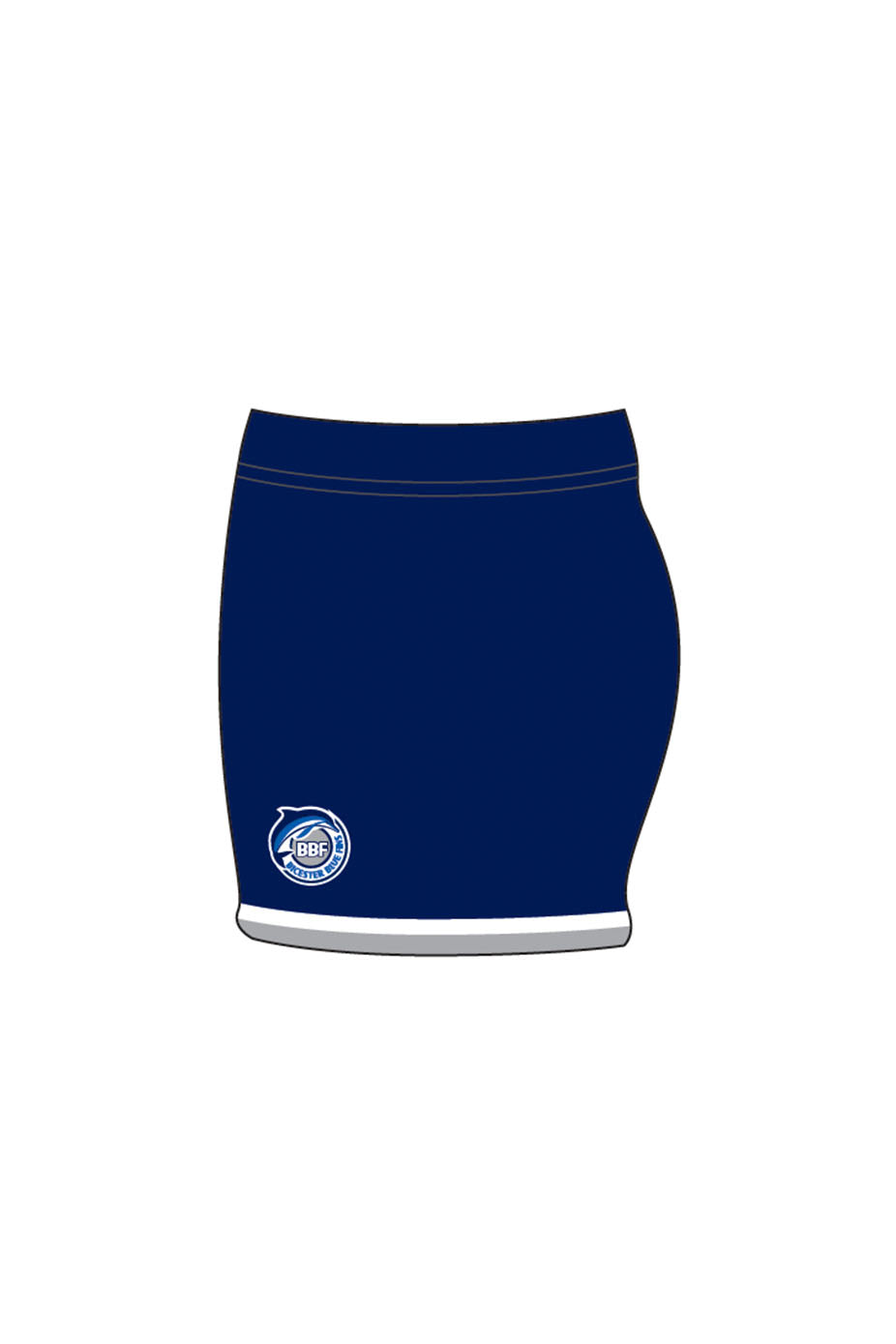 Bicester Blue Fins SC Kids Female Polyester Hotpants
