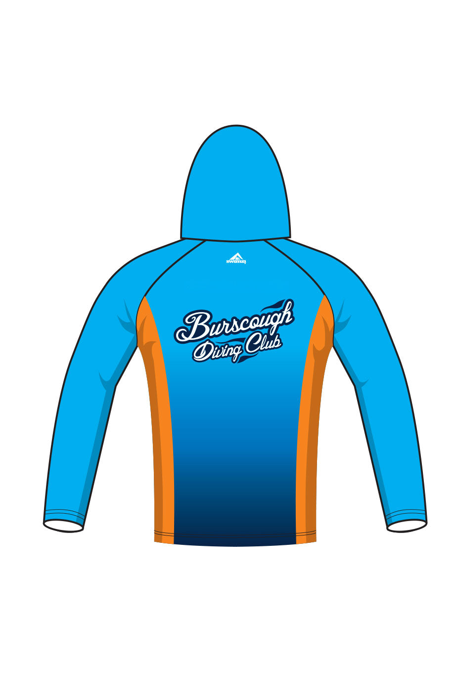 Burscough Diving Club Kids Unisex Zipped Performance Hoodie