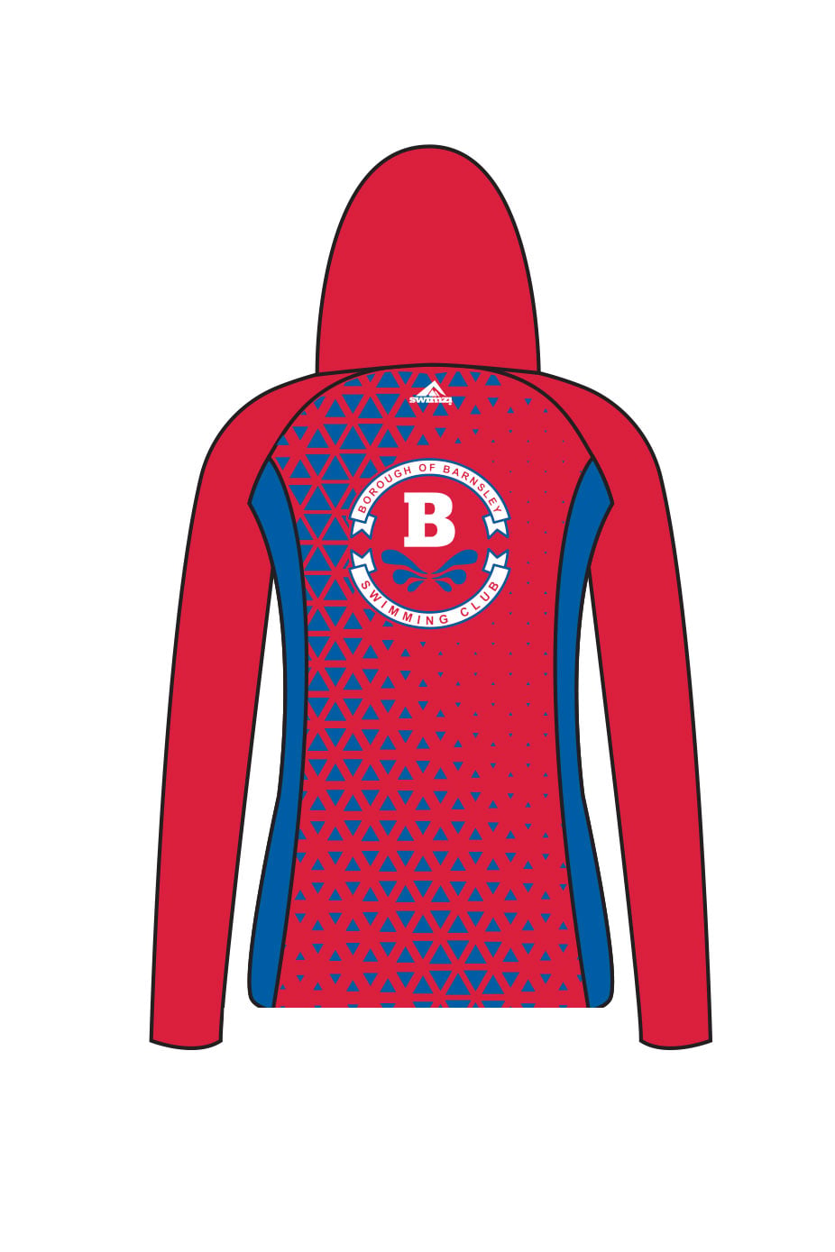 Borough of Barnsley SC Kids Female Zipped Performance Hoodie