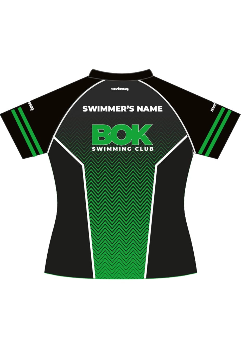 Borough of Kirklees SC Kids Swimzi Female Polyester Club Shirt V Neck