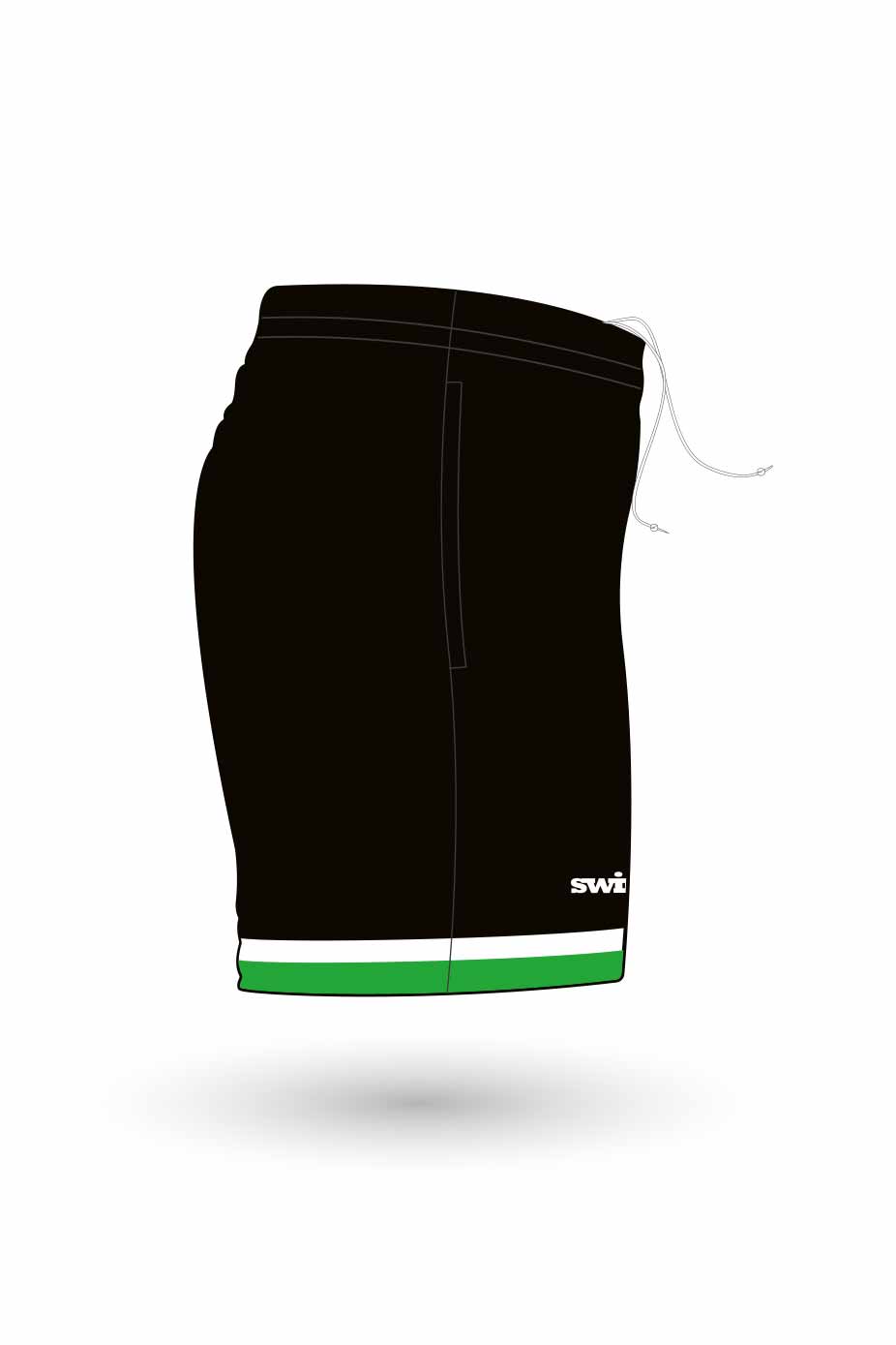 Borough of Kirklees SC Kids Swimzi Unisex Polyester Sport Shorts