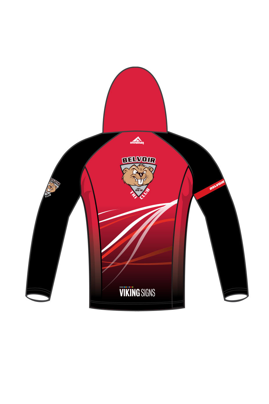 Belvoir Tri Club Kids Unisex Winter Zipped Performance Hoodie