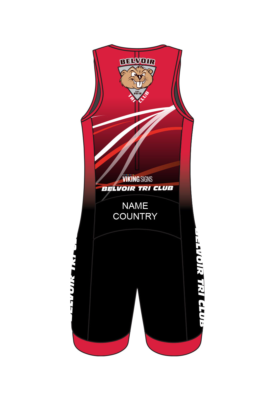 Belvoir Tri Club Kids Unisex Sleeveless Tri Suit