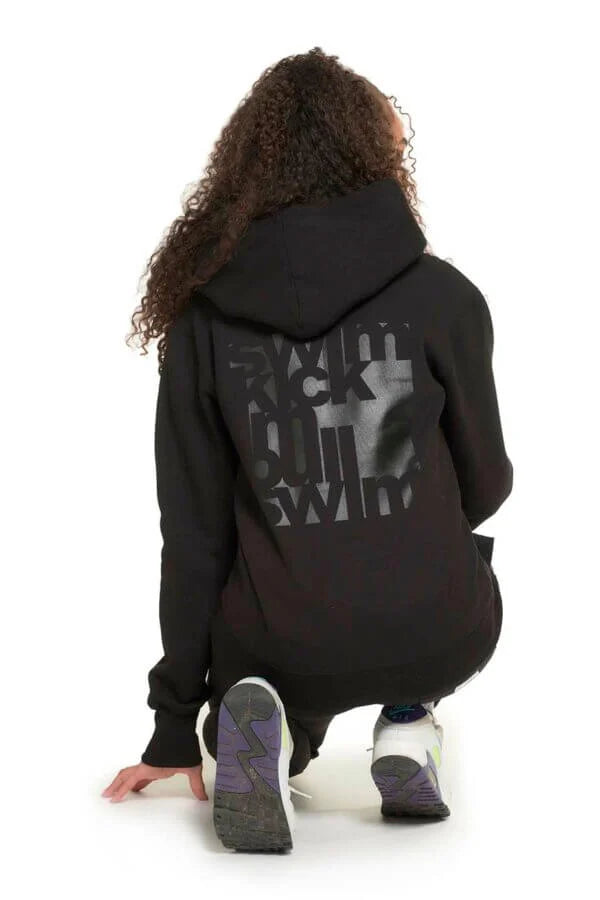 Kids Jet Black Pullover Hoodie - S.K.I.P.