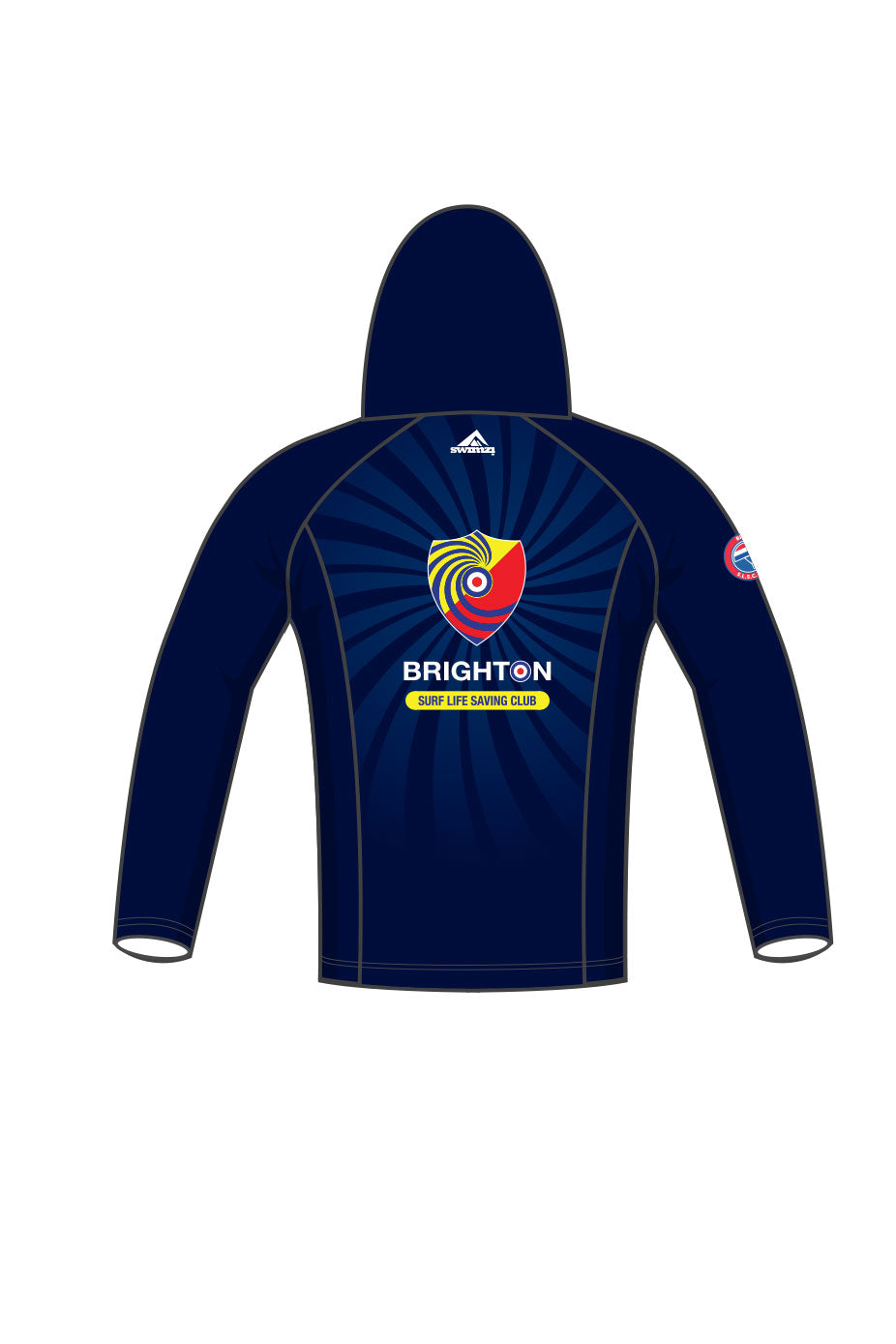 Brighton SLSC Kids Unisex Zipped Performance Hoodie