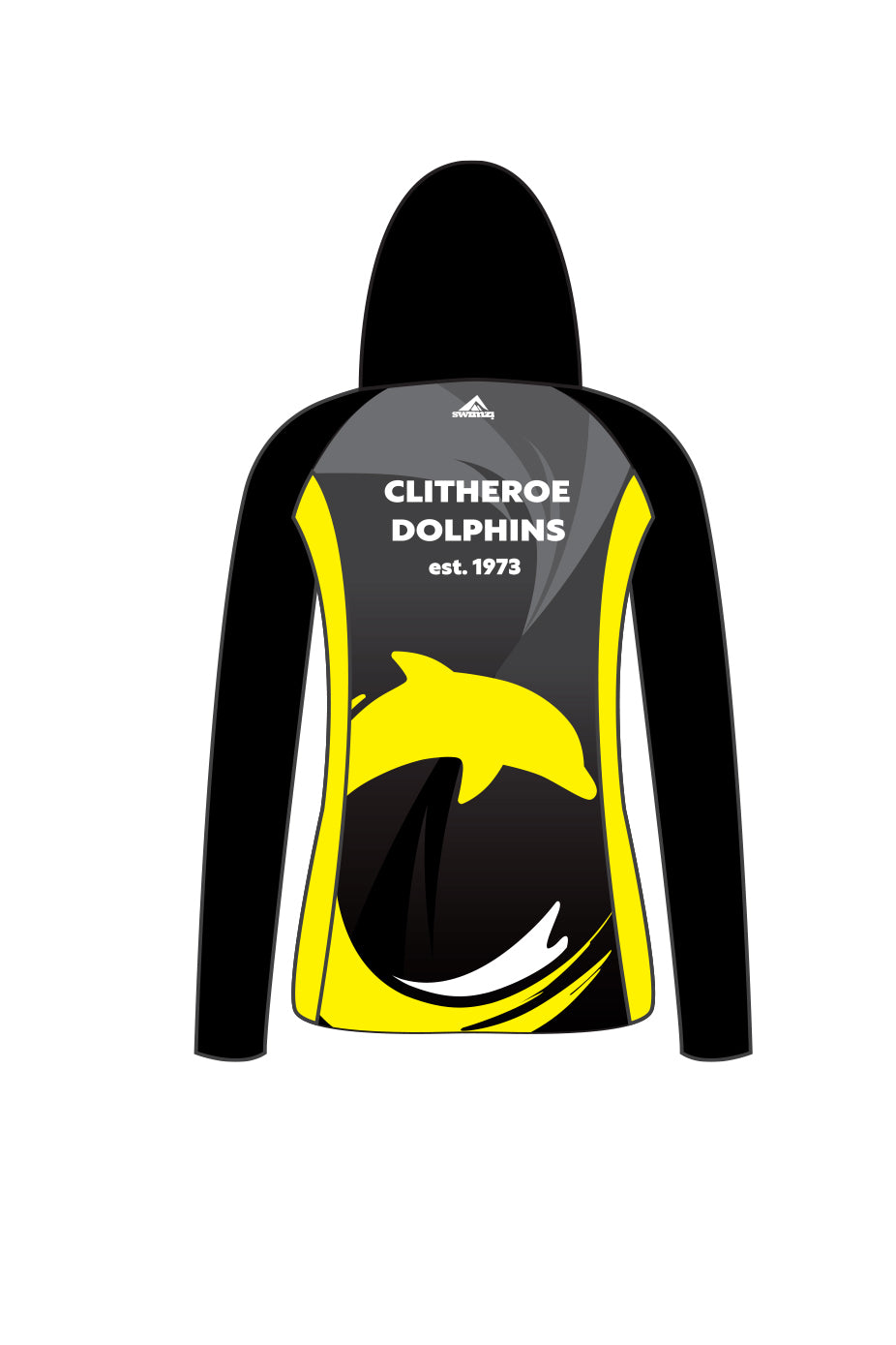 Clitheroe Dolphins SC Kids Female Zipped Performance Hoodie