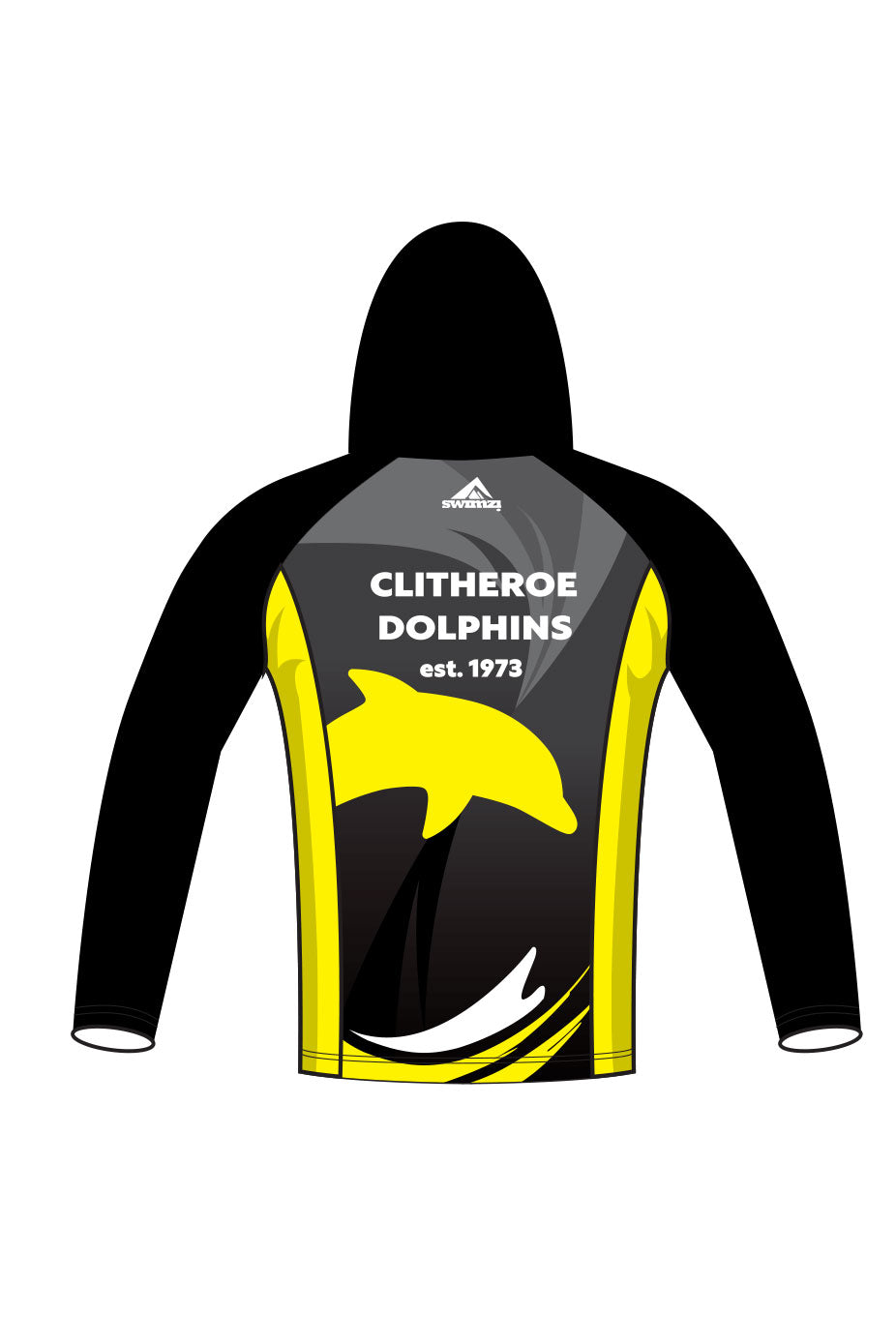 Clitheroe Dolphins SC Kids Unisex Zipped Performance Hoodie